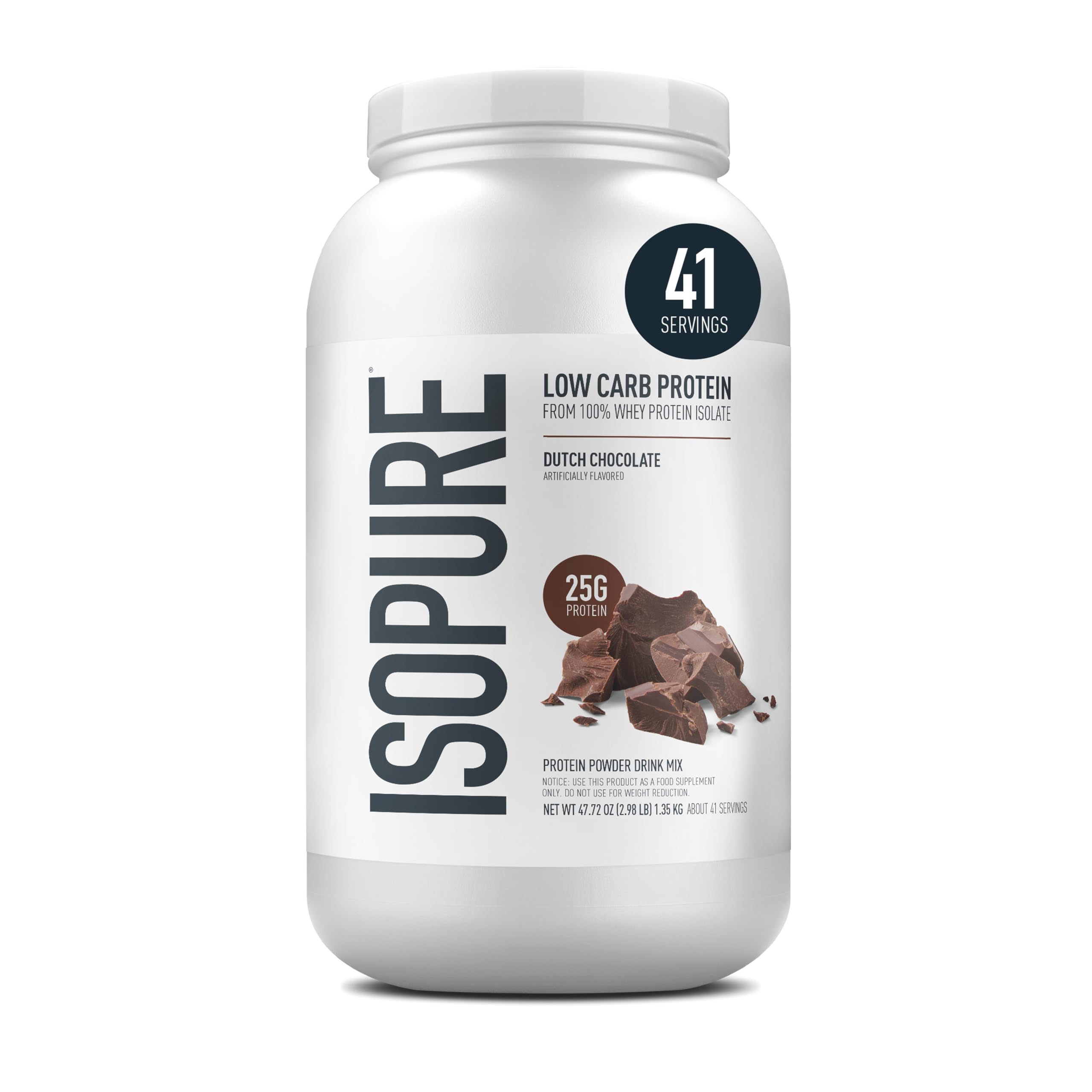 Amazon.com: Isopure Low Carb 100% Pure Whey Isolate Protein Powder